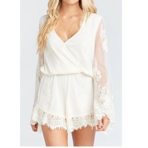 💕NWT $162 Show me your Mumu Lace Romper💕